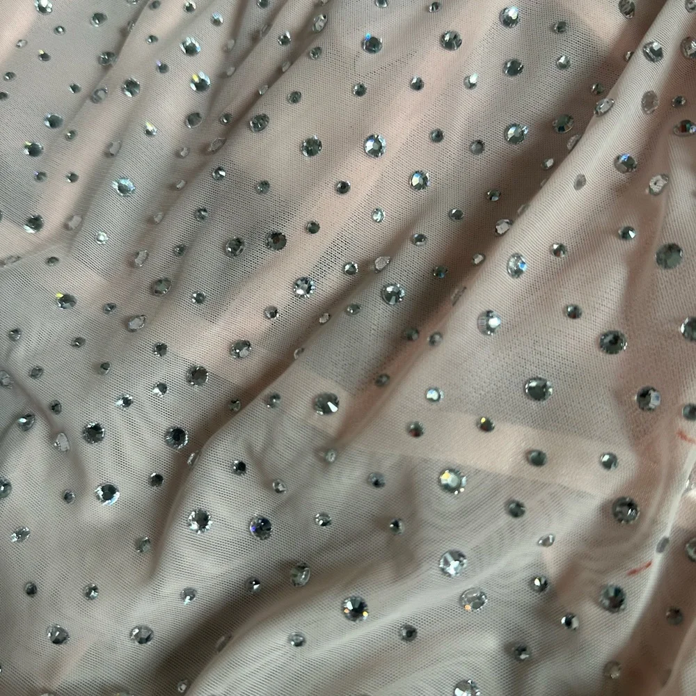 Victoria Secret Pink Rhinestone Bodysuit. Sz L. NWT! - Picture 5 of 7